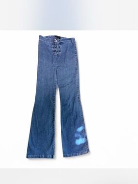 Reformation Women’s  Lace-Up high waist jeans size 12